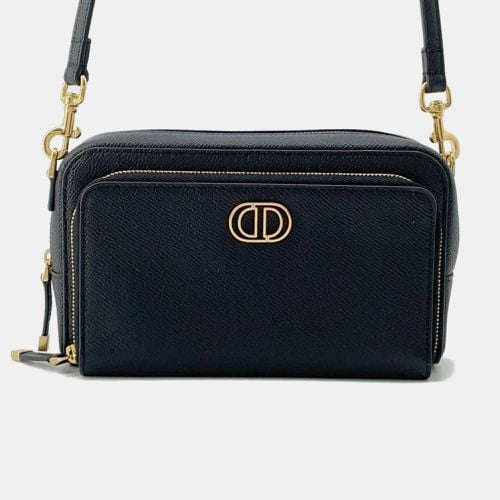 Leather Caro Double Pouch Shoulder Bag - Dior - Modalova