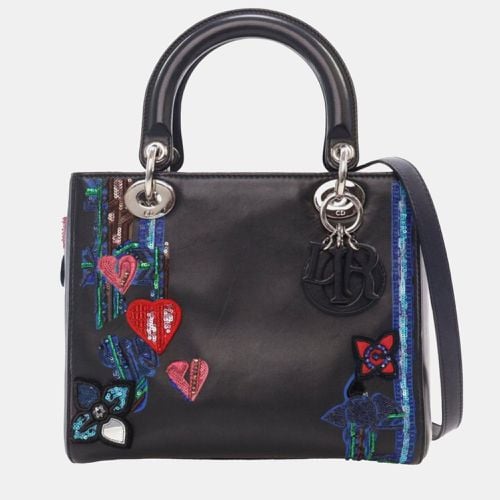 Medium Calfskin Embroidered Lady - Dior - Modalova