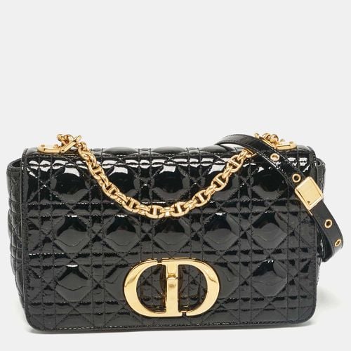 Cannage Patent Leather Medium Caro Shoulder Bag - Dior - Modalova