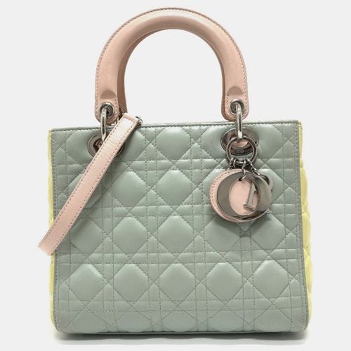 Christian Blue X Yellow X Pink Cannage Bag - Dior - Modalova