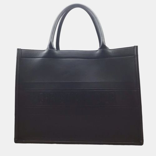 Leather Book Tote Medium Tote Bag - Dior - Modalova