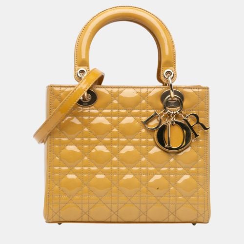 Medium Patent Cannage Lady - Dior - Modalova