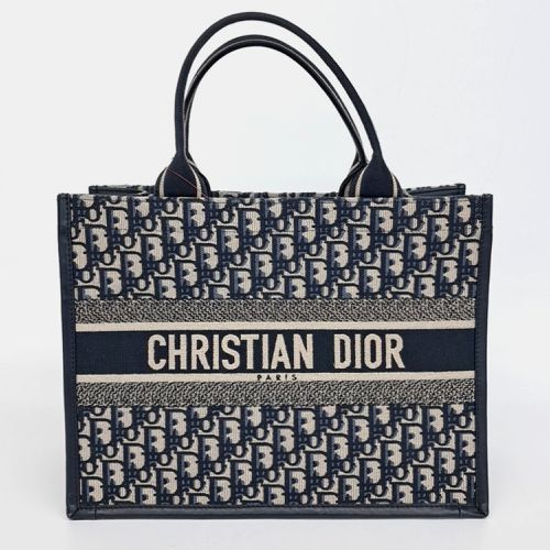 Christian Oblique Book Medium Tote Bag - Dior - Modalova