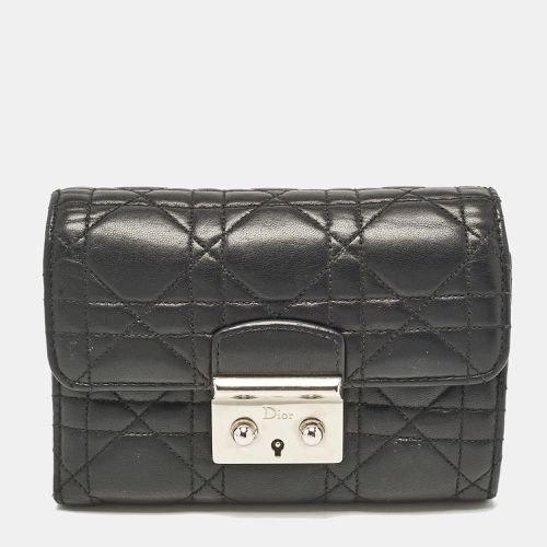 Cannage Leather Miss Compact Wallet - Dior - Modalova