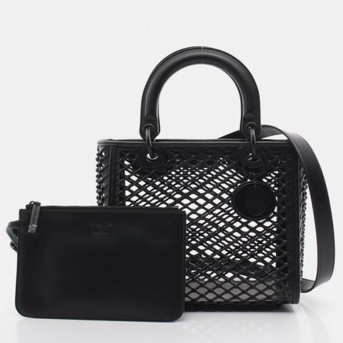 Christian Leather Lady Medium Handbag - Dior - Modalova