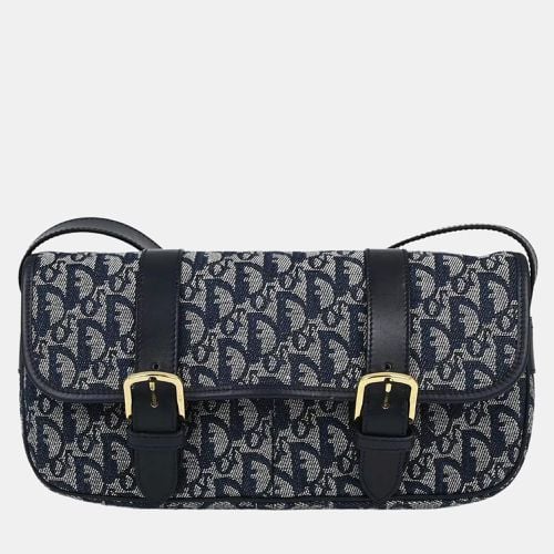 Christian Navy Trotter Shoulder Bag - Dior - Modalova