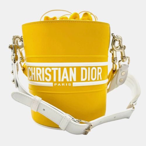 Christian Leather Vibe Bucket Handbag - Dior - Modalova