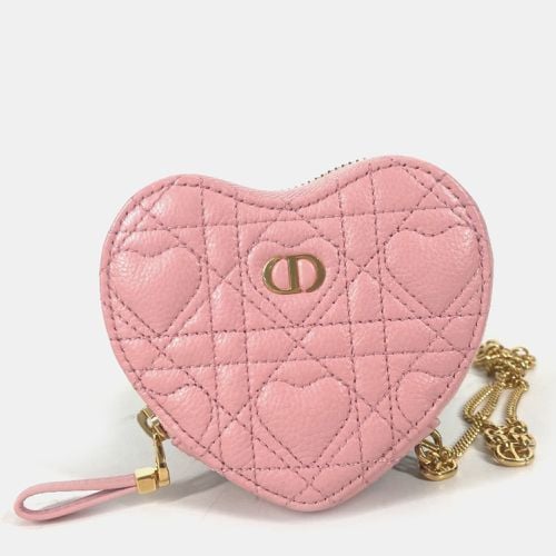 Heart Cannage Pochette Chain Bag - Dior - Modalova