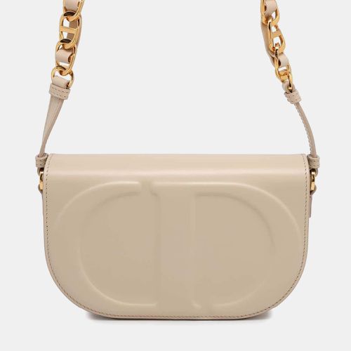 Leather Signature Chain shoulder Bag - Dior - Modalova