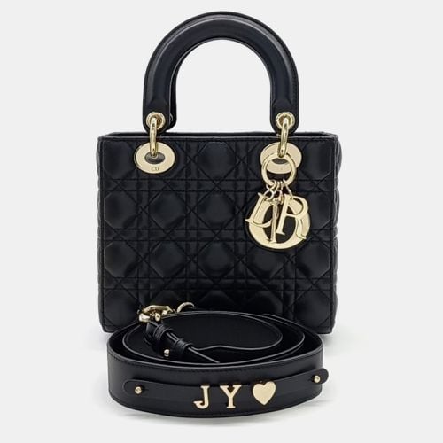 Dior Black Leather Lady Small Bag - Dior - Modalova