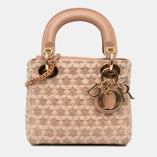 Leather and Suede Mini Beaded Ribbon Lady - Dior - Modalova