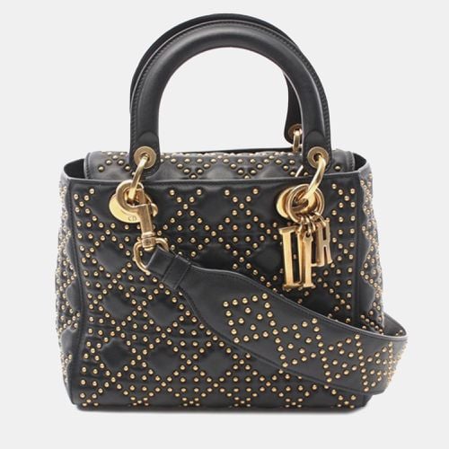 Medium Lambskin Cannage Studded Supple Lady - Dior - Modalova