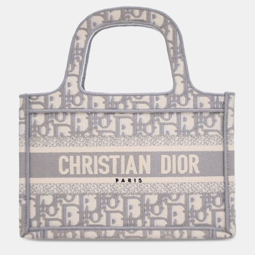 Canvas Mini Oblique Book Tote Bag - Dior - Modalova