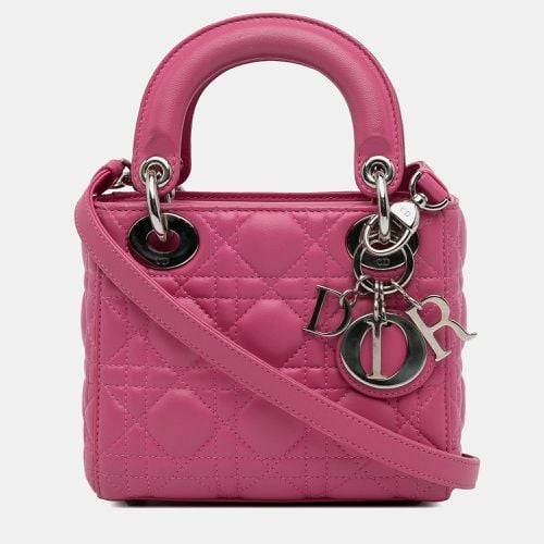 Leather Mini Lambskin Cannage Lady - Dior - Modalova