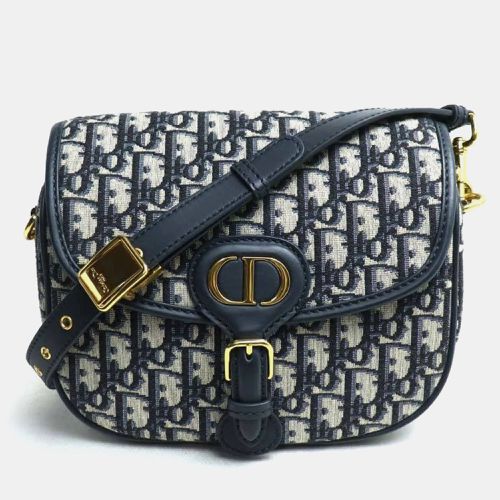 Christian Navy Bobby Medium Shoulder Bag - Dior - Modalova