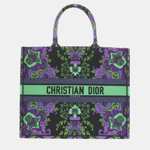 Christian Canvas Book Tote Large Bag - Dior - Modalova