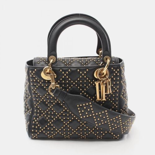 Christian Lady Cannage Leather Handbag - Dior - Modalova