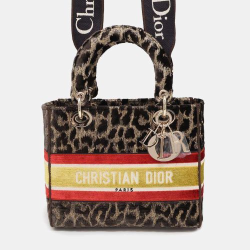 Leopard Medium Lady D-Lite Handbag - Dior - Modalova