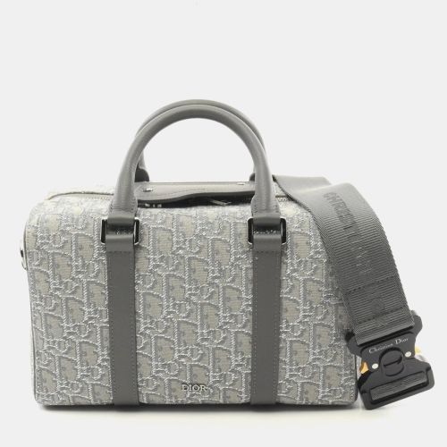 Gray Canvas Leather Lingot 26 Handbag - Dior - Modalova