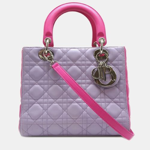 Christian Pink, Lambskin Leather Lady Handbag - Dior - Modalova