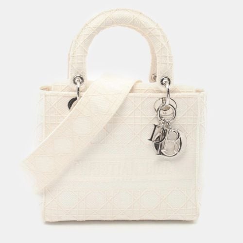 Christian Canvas Lady D-Lite Handbag - Dior - Modalova