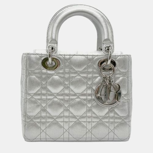 Christian Leather Lady Medium Handbag - Dior - Modalova