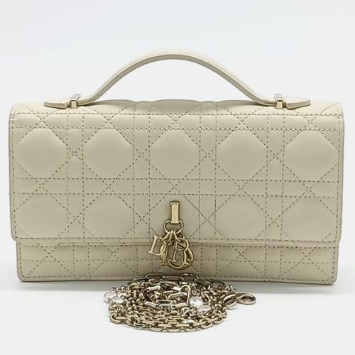 Dior Beige Leather Miss Mini Bag - Dior - Modalova