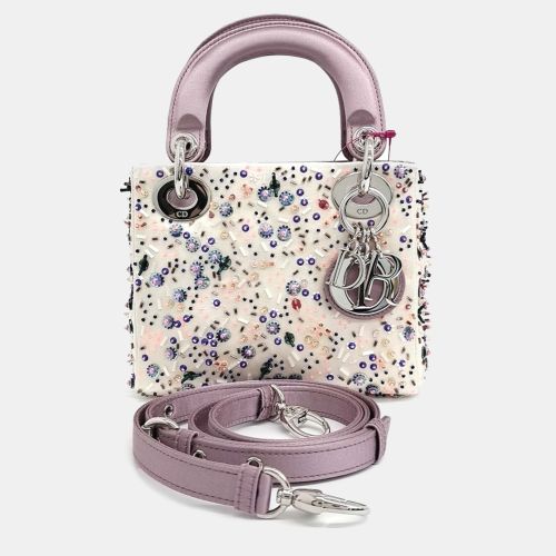 Dior Multicolor Satin Mini Lady Bag - Dior - Modalova