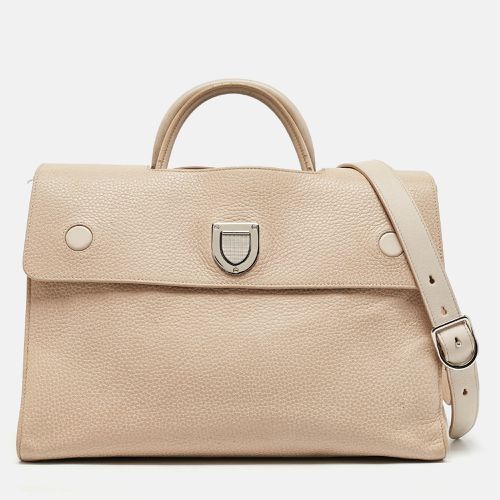 Two Tone Leather Large ever Top Handle Bag - Dior - Modalova