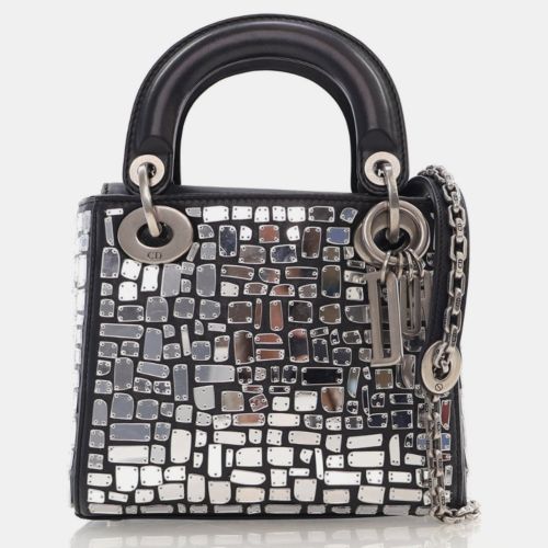 Mini Calfskin Mosaic of Mirrors Lady - Dior - Modalova