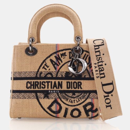 Dior Medium Jute Lady D-Lite - Dior - Modalova