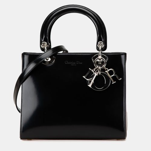 Dior Black Medium Patent Lady Dior - Dior - Modalova