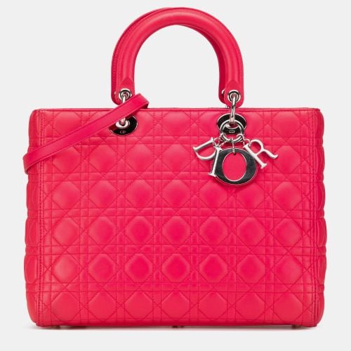 Lambskin Cannage Large Lady Bag - Dior - Modalova