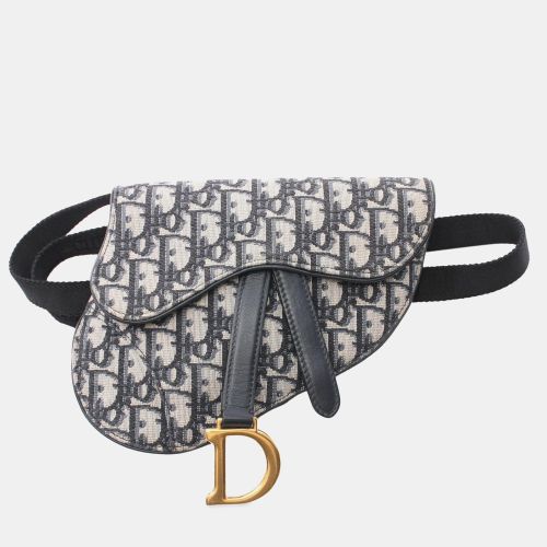 Oblique Canvas Saddle Belt Bag - Dior - Modalova