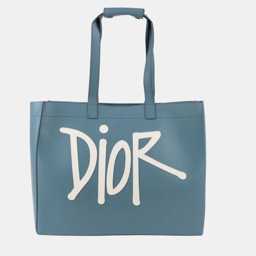 Leather Sean Stussy Shopper Shoulder Bag - Dior - Modalova