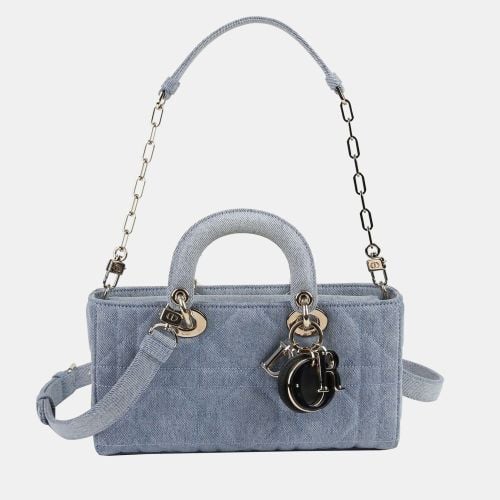 Medium Denim Lady D-Joy Tote Bag - Dior - Modalova