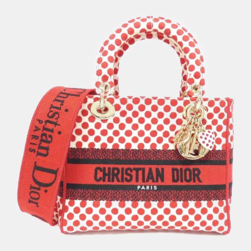 Canvas Amour Lady D-Light Medium Handbag - Dior - Modalova