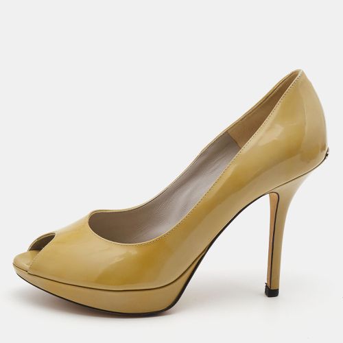 Olive Patent Leather Miss Pumps Size 37 - Dior - Modalova