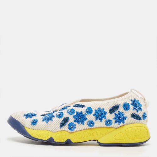 Blue Embellished Mesh Fusion Sneakers Size 37 - Dior - Modalova