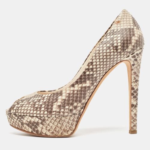 Brown/ Python Miss Pumps Size 40.5 - Dior - Modalova