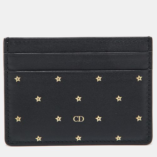 Dior Black Leather Star Card Holder - Dior - Modalova