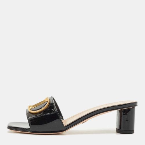 Patent Leather C'est Slide Sandals Size 38.5 - Dior - Modalova