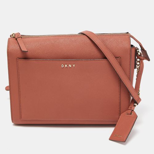 Brick Saffiano Leather Ava Crossbody Bag - Dkny - Modalova