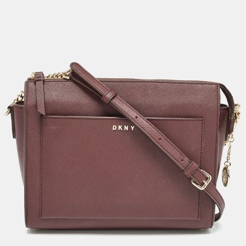 Brick Saffiano Leather Ava Crossbody Bag - Dkny - Modalova