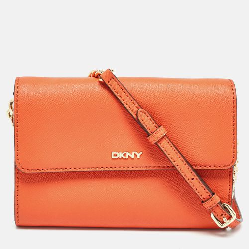 Leather Flap Crossbody Bag - Dkny - Modalova