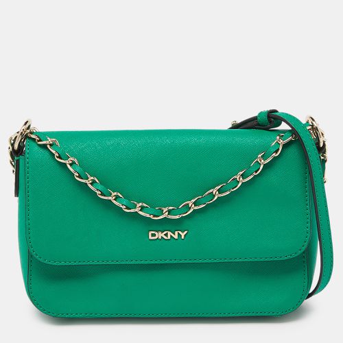 Leather Bryant Flap Crossbody Bag - Dkny - Modalova