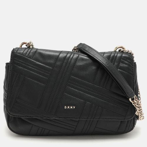 Leather Allen Flap Shoulder Bag - Dkny - Modalova