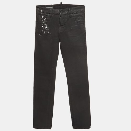 Paint Splash Denim Straight-Leg Jeans M Waist 29'' - Dsquared2 - Modalova