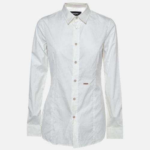 Cotton Buttoned Long Sleeve Shirt M - Dsquared2 - Modalova