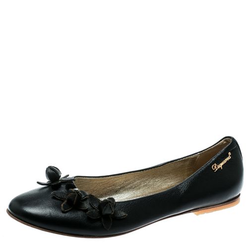 Leather Flower Detail Ballet Flats Size 37 - Dsquared2 - Modalova